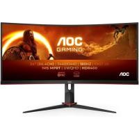 ราคา MONITOR (จอมอนิเตอร์) AOC CU34G2XP/67 - 34" VA U2K 180Hz CURVED (28754421616)