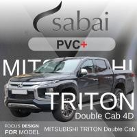 ราคา SABAI ผ้าคลุมรถยนต์ MITSUBISHI Triton 4 ประตู เนื้อผ้า PVC อย่างหนา คุ้มค่า เอนกประสงค์ #ผ้าคลุมสบา (3047182681)