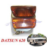 ราคา ไฟหรี่กันชน นิสสัน ดัสสัน 620 1600 ปี 1972 - 1979 ฝาส้ม NISSAN DATSUN LIGHT LAMP ไฟตัดหมอก ไฟหรี่ บลูเบิร์ด 610 (19375498559)
