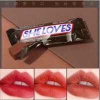 ราคา SHELOVES Chocolate Lipstick ลิปสติก ช็อคโกแลต 8สี เนื้อเเมท น่ารัก เซ็ตลิป กันน้ำ ติดทนนาน เนื้อแมทแบบให้ความชุ่มชื้น (5278686958)