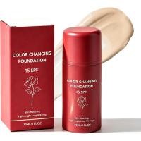 ราคา ColorChangFoundation,เกาหลีFoundationStick,MoisturizingConceaseler,FullCoverageLong-LastingFlawlessMakeupforAllTypes(1ชิ้น) (53861041634)