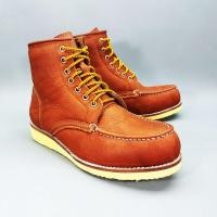 ราคา Luckyshoeshop รองเท้าบูทหนังแท้ ผู้ชายหุ้มข้อ (2535167350)