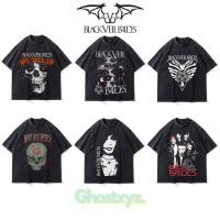 ราคา Ghostxyz เสื้อยืด Black Veil เจ้าสาว Wash Oversize Vintage Tee Baju Kaos (56160440501)