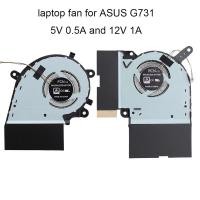 ราคา HL แล็ปท็อป CPU พัดลมระบายความร้อนสําหรับ Asus ROG Strix G17 G731G G731GV G731GW G731 พัดลมการ์ดกราฟิก GPU Cooler DC 12V 5V 13NR01Q0P04011 (54357910852)