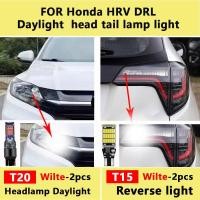 ราคา 4pcs Honda HRV DRL Daylight daylamp หัววันไฟท้ายหลอดไฟ LED T15 T20 2014 2015 2016 2017 ไฟหน้าไฟหน้าย้อนกลับ (26470977135)