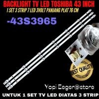 ราคา TOSHIBA 43 INCH LED TV BACKLIGHT 43S3965 TOSHIBA 43 INCH TV BACKLIGHT (56151894025)