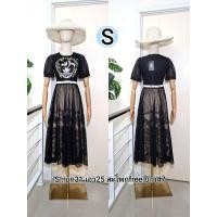 ราคา เดรสสีดำไซส์S ป้ายAiyarin (มือ1ทุกชุด) ชุดทำงาน เดรสออกงาน งานป้ายราคาส่ง (14646131820)