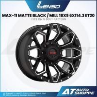 ราคา Lenso Max-11 - สีดําด้าน / Mill 18x9 ET20 6x114.3 (1 ชิ้น) (46406043413)