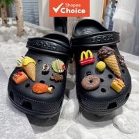 ราคา ทรงกรวยไอศกรีม ของตกแต่งรองเท้าสําหรับ crocs jibbitz crocs charms อุปกรณ์ตกแต่งกระเป๋าชายหาด (28257671497)