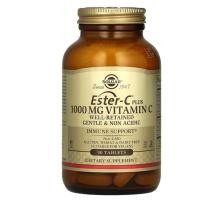 ราคา Solgar, Ester-C Plus, Vitamin C, 1,000 mg, 90 Tablets (42251016411)