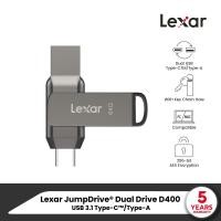 ราคา Lexar D400 64GB Dual USB Type-C/A USB 3.1 Flash Drive 2-in-1 (แฟลชไดรฟ์ทูอินวัน) (LJDD400064G) Metal, Android PC Mac (17598797739)