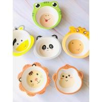 ราคา เส้นใยไม้ไผ่ชามบนโต๊ะอาหารเด็กชามเด็กการ์ตูนครัวเรือนแบบพกพาอนุบาลกินชามน่ารักเด็กอาหารเสริมชาม (29894592481)