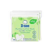 ราคา D-nee สำลีก้าน คอตตอนบัต 100 ก้าน (แพ็คคู่) (19900157729)