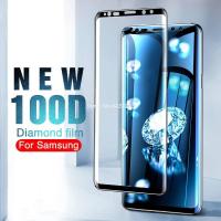ราคา ฟิล์มกระจกนิรภัยกันรอยหน้าจอ 100D ทรงโค้ง หรูหรา สําหรับ Samsung Galaxy S S10 S8 S9 Light Luxury Plus 5G Note10 Note20 Note8 Note9 S20 S21 S22 S23 Plus Ultra 4G 5G UW (23171768857)