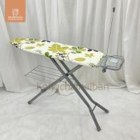 ราคา KANTAREEYA โต๊ะรีดผ้าไอน้ำปรับความสูงได้10ระดับ ขนาดหน้าโต๊ะ 34x115cm ผ้าคอตต้อนพิมพ์ลายเถาว์องุ่น (22217503784)