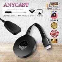 ราคา Anycast Chromecast Mini PC Android TV Stick Miracast Anycast TV Dongle 4K HD Wifi Display HDMI Dongle โปรเจคเตอร์เชื่อมต่อ (45953625628)