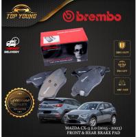 ราคา BREMBO MAZDA CX3 CX-3 2.0 (2015 - 2023) ผ้าเบรคหน้า-หลัง ของแท้ 100% จากอิตาลี (49954338695)