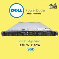 ราคา Dell R620 Server 3GHz RAM 128GB 2xE5-2690v2 20C 2xE5-2697v2 24C H710P 2x1100W version ล่าสุด Poweredge มือสองราคาถูก (21303943518)