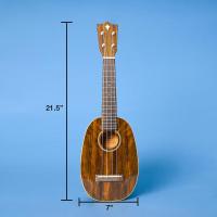 ราคา Kamoa Flamed Rosewood Soprano Pineapple อูคูเลเล่ยี่ห้อคามัวร์ ไซซ์โซพร่าโน่ ทรงสับปะรด (10946905690)