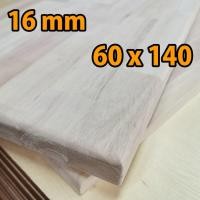 ราคา หน้าท๊อปโต๊ะ 60 x 140 cm หนา 16, 20 มม พาราประสาน สวย 1 หน้า ชั้นไม้ ชั้นวางของ TOP TABLE RUBBER WOOD หิ้งพระ 60 x 115 (11313185638)