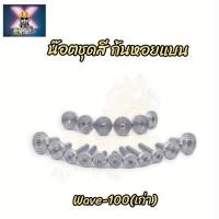 ราคา น๊อตชุดสี ลายก้นหอยแบน Wave-100(เก่า) มี17ตัว ทั้งคัน (18777069311)