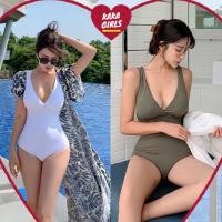 ราคา บิกินี่ผู้หญิงสายเดี่ยวไขว้หลัง แฟชั่นเกาหลีผู้หญิง บิกินี่ Bikini วันพีชใหม่เเขนกุด ชุดว่ายน้ำวันพีชสุดเซ็กซี่ (21567203476)