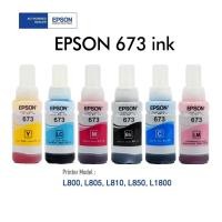 ราคา Epson T673 Ink Bottle - Black/Cyan/Magenta/Yellow/Light Cyan/Light Magenta (41231162957)