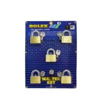 ราคา กุญแจมาสเตอร์คีย์ master key ชุด5ตัว #35-40-45-50mm สั้น/ยาว solex (4250772653)