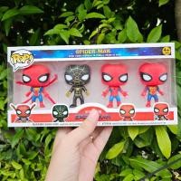 ราคา Funko Pop Spider-Man Iron Spider Man Black Suit No Way Home Model Combo (23964380692)
