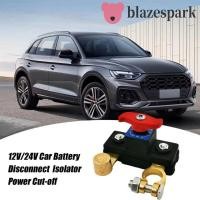 ราคา BLAZESPARK แบตเตอรี่รถยนต์สวิทช์ตัดการเชื่อมต่อ, Quick Cut-off 12 V/24 V ตัดไฟสวิทช์,ทนทานแบตเตอรี่ Terminal สวิทช์ป้องกันการรั่วซึมสําหรับ RV/ATV/รถ/เรือ (56110385894)