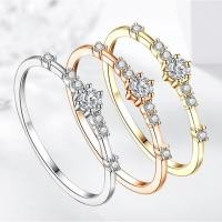 ราคา แหวน มอยซาไนต์ 0.1 กะรัต, แหวนเงิน ส925, แหวนผู้หญิงเพชร มอยซาไนต์ เพชรขนาดเล็กทันสมัย (56610359444)