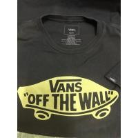 ราคา เสื้อยืดสีดำ มือสอง แบรนด์แวนส์ Vans (20189264340)