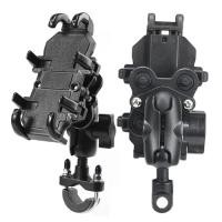 ราคา Motorcycle Bike Phone Holder with Shock Absorber Bicycle Handlebar Rearview Mirror Mount for 4.7-7. (49806146046)