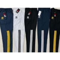 ราคา [ADIDAS]Tracksuit Adidas Line Bawah Adidas tiga line ชุดวอร์ม seluar sport Adidas ชุดวอร์ม slimfit (28144030818)