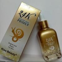 ราคา ไพรเมอร์เซร่ำ หอยทาก Kiss Beauty Karite 24K GOLD ใช้ทาใบหน้า ก่อนแต่งหน่า ช่วยให้ใบหน้าชุ่มชื่นแต่งหน้าติดทนนรน (1563457893)