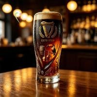 ราคา เซนต์. Patricks Day Guinness Beer Mug พรีเมี่ยม High-Clarity ทนทาน Glass ของขวัญเซอร์ไพรส์วันพ่อ (57209967739)