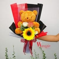 ราคา ปัจฉิม รับปริญญา ช่อดอกไม้ตุ๊กตาหมี ของขวัญปัจฉิม ของขวัญรับปริญญา ดอกไม้รับปริญญา ช่อตุ๊กตา (3584618721)