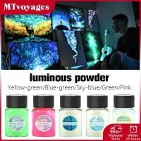 ราคา Luminous Powder Pigment Night Glow Powder Nail Art Glitter Powder Glow In The Dark ขวดเรืองแสง Pigment (56109723715)