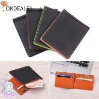 ราคา Dealshop กระเป๋าสตางค์ หนัง PU แบบพับได้ ใส่บัตรเครดิต แฟชั่นสําหรับผู้ชาย (23778415266)