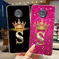 ราคา ปลอกสําหรับ Motorola Moto G6 เคสโทรศัพท์ Clear Soft TPU แฟชั่นมงกุฎจดหมายเริ่มต้น Jelly ปกหลังสําหรับ Moto G6 Plus G6 + ที่อยู่อาศัย (51411207667)