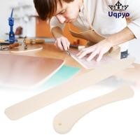 ราคา UQPYO โฟลเดอร์กระดูก 2 ชิ้น, เครื่องมือแบบแมนนวลเครื่องมือเผาหนังหัตถกรรม, เครื่องมือติดตามพลาสติกสีขาว ABS เครื่องมือคะแนนกระดาษหัตถกรรม (56560961403)