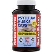 ราคา EXP: 10/2024 ไซเลียม ฮัสค์ Yerba Prima, Psyllium Husks Veg Caps, 180 Capsules (20491120457)