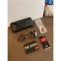 ราคา Ray Ban รุ่น aviator large metal RB3025 001/3E แท้ 100% มือสอง (23442243480)