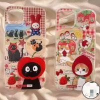 ราคา เคสมือถือ sumsung A06 เคสโทรศัพท์น่ารัก ลายน้องแมวส้ม แมวดำ (40751426165)