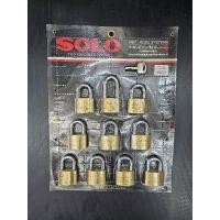ราคา Solo กุญแจ key alike 10ตัวชุด ขนาด 45มิล ระบบลูกปืน รุ่น4507 ของแท้ (23440632766)
