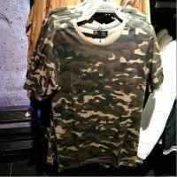 ราคา Bershka MAN CAMO TSHIRT (9044102638)