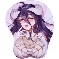 ราคา Overlord New Albedo 3D Mousepads Girl Anime Mouse Pads with Wrist Rest 2Way Skin (Overloard New) (48911014857)
