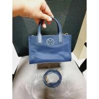 ราคา กระเป๋าสะพายTory Burch(Used very good)ของแท้%รุ่น Mini Ella Toteสีน้ำเงินเข้ม (53052527416)