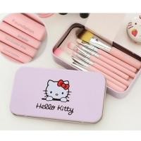 ราคา ชุดแปรงแต่งหน้าคิตตี้ ชุดเซ็ทแปรงแต่งหน้า hello kitty กล่องเก็บของ เครื่องมือแต่งหน้า ครบเซ็ต 7ชิ้น กล่องสีชมพู (5293128877)