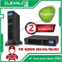 ราคา เครื่องสำรองไฟ Cleanline UPS : TR-6000 {6kVA/6kW} Rack Mount 19" # ประกัน 2 ปี / ออกใบกำกับได้ / ส่งฟรี! ทั่วไทย (6755323758)